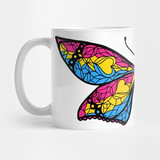 Fly With Pride: Pansexual Flag Butterfly Mug